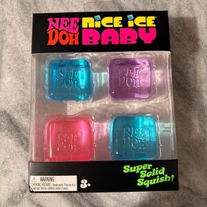 Needoh Nice Ice Doh Baby Squish Set - Pink, Blue, Purple